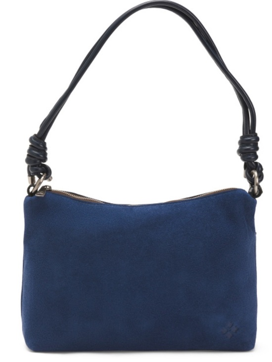 Patricia Nash Handbags - Patricia Nash Navy Suede Shoulder Bag